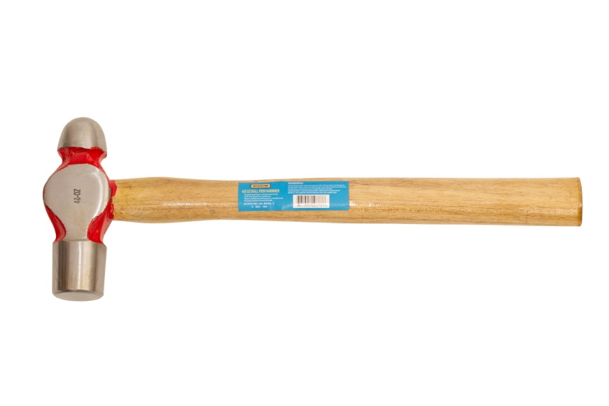 48OZ BALL PEIN HAMMER, WOOD HANDLE