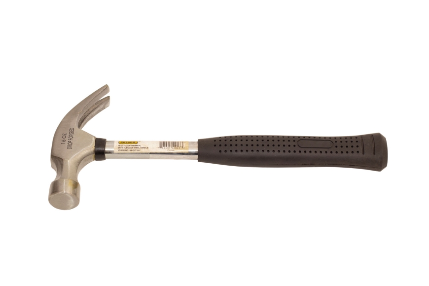 16-OZ CLAW HAMMER, TUBE HANDLE