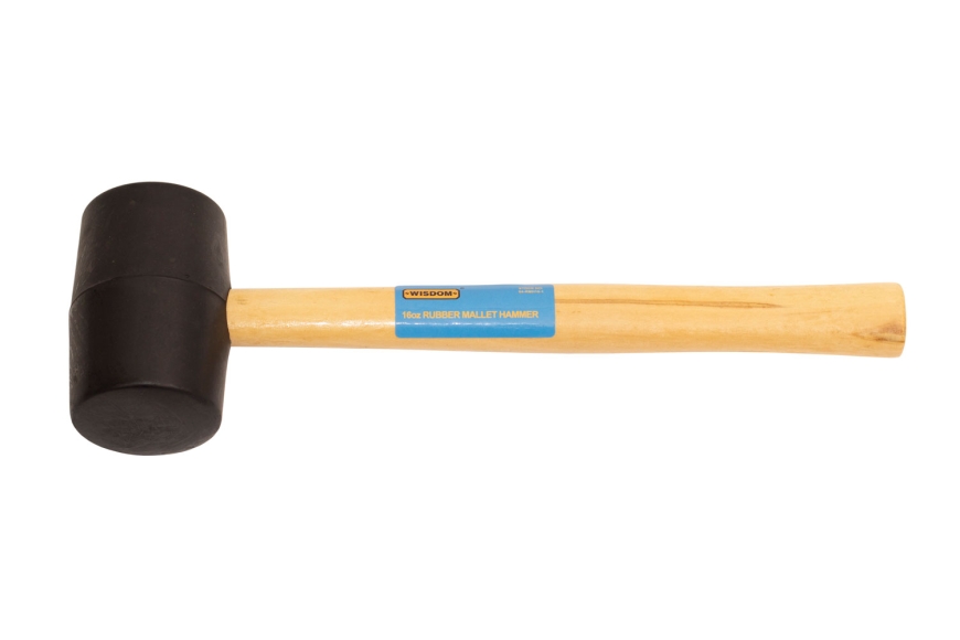 16-OZ RUBBER MALLET, NO LEAD