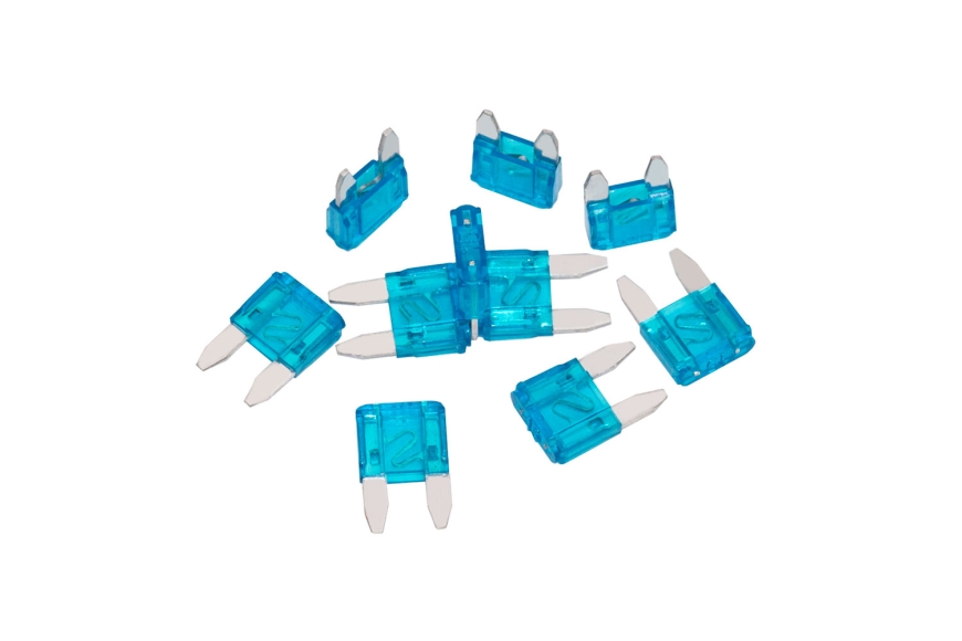 15AMP 10PC MINI CAR FUSE ASSORTMENT