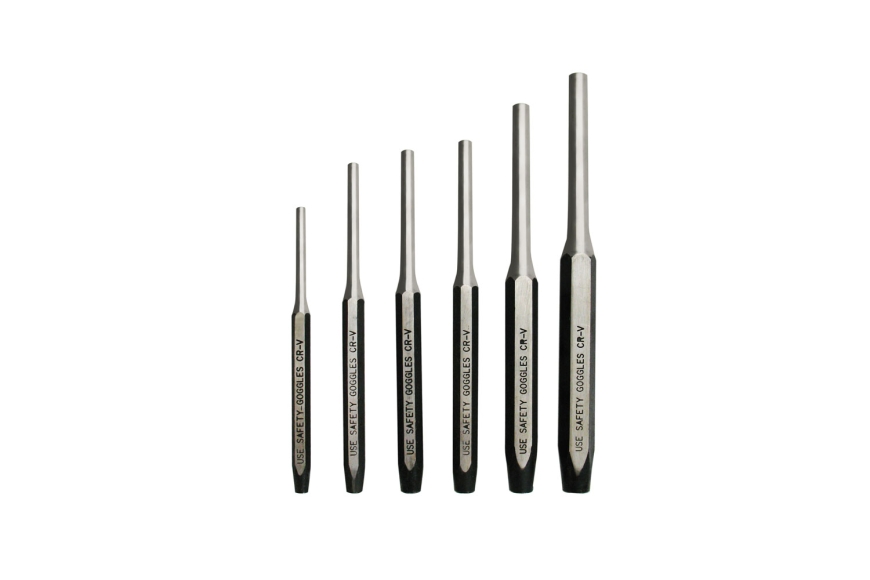 6-PC MECHANIC'S PIN PUNCH SET, CR-V