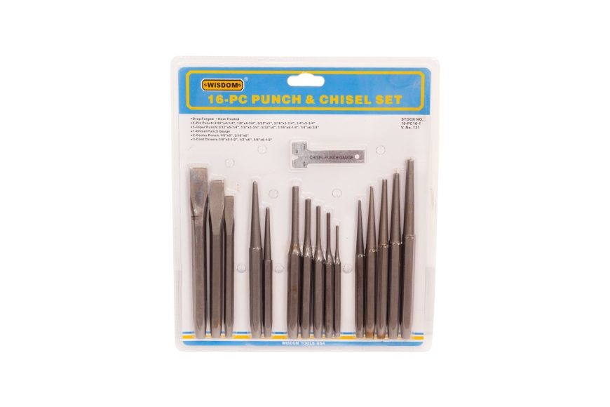 16-PC PUNCH AND CHISEL