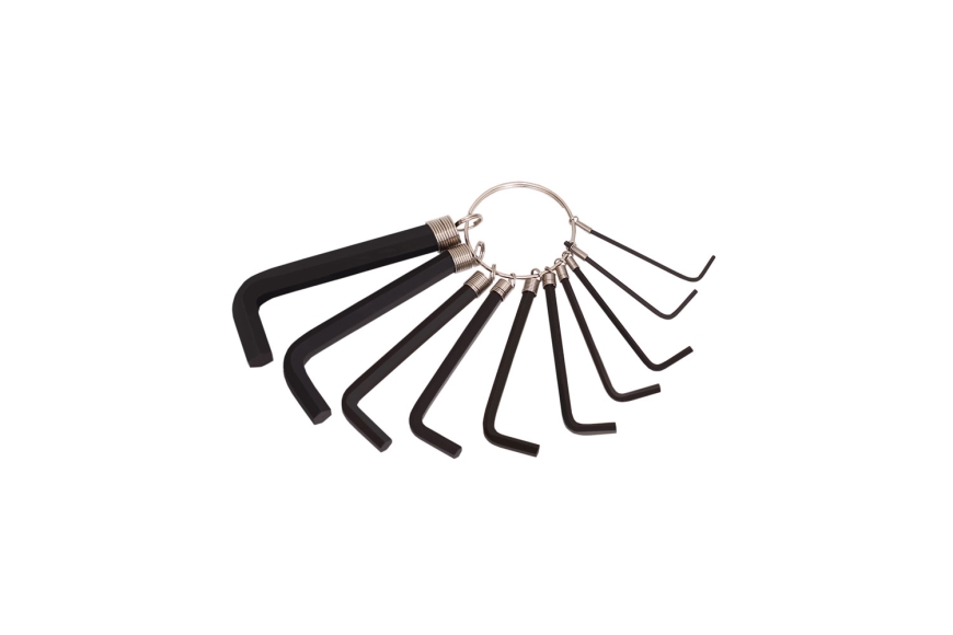 10-PC HEX KEY WRENCH, 0.05"-5/16"