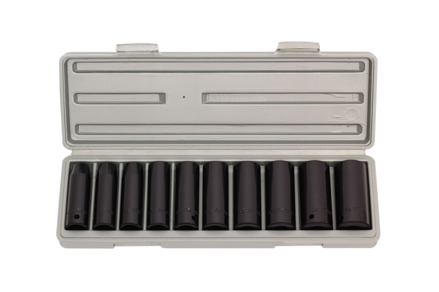 11-PC 1/2" DEEP IMPACT SOCKET, SAE