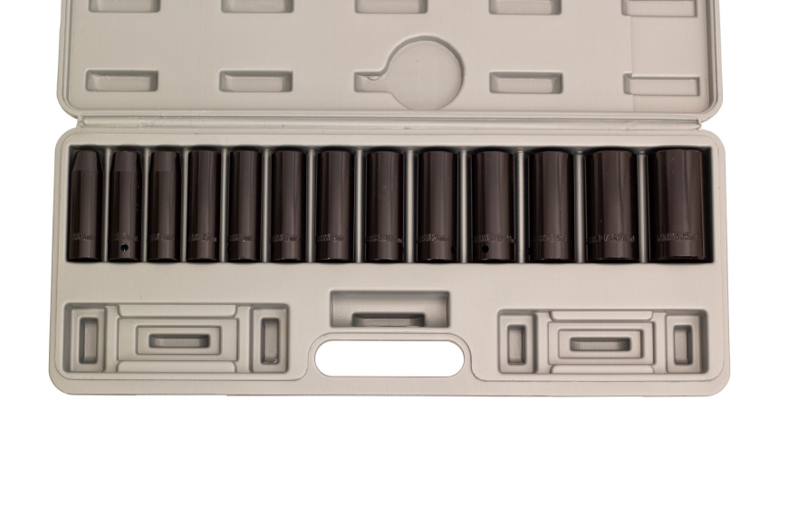 14-PC 1/2" DEEP IMPACT SOCKET METRIC