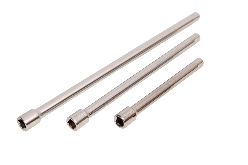 3PC 3/8"DR, EXT BAR,10"-15"-18"