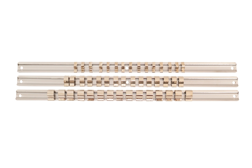 3-PC SOCKET HOLDER, 1/4",3/8",1/2"