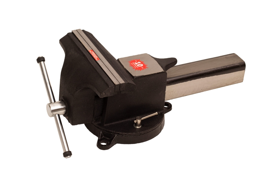 10" STEEL VISE WITH SWIVEL BASE