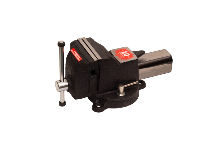 4" STEEL VISE WITH SWIVEL BASE