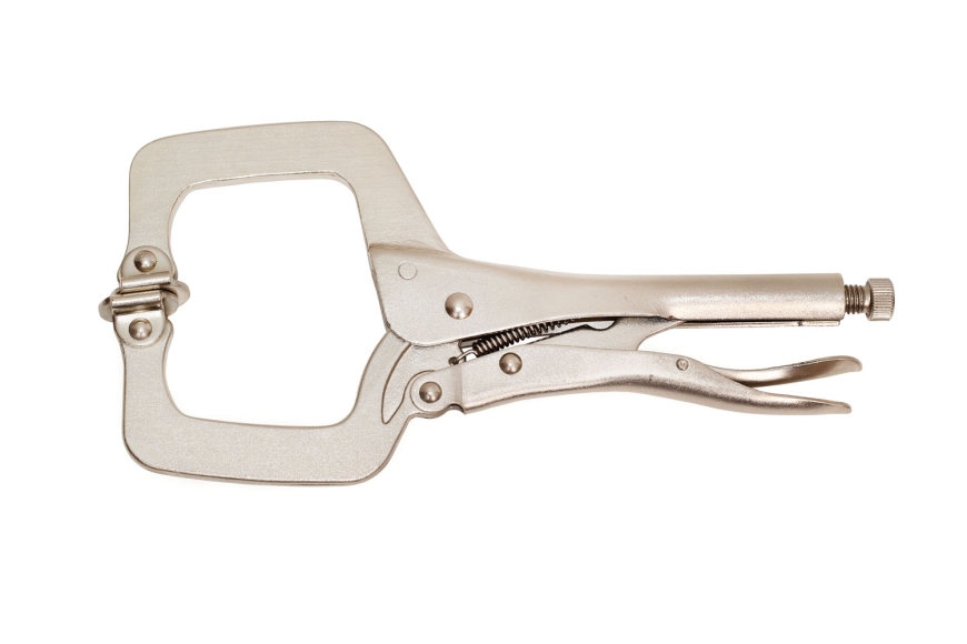 11" LOCKING C-CLAMP, SWIVEL PAD