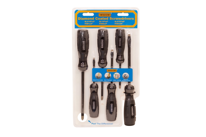 6-PC DIAMOND COATING SCREWDRIVER