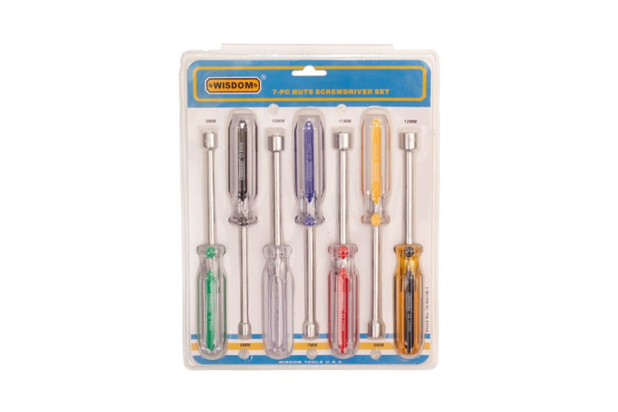 7-PC NUT DRIVER 5 - 12mm