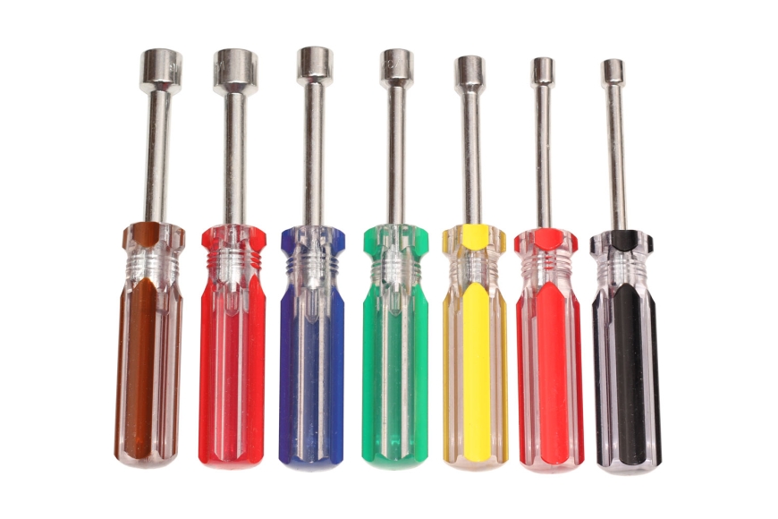 7-PC NUT DRIVER, 3/16" - 1/2"