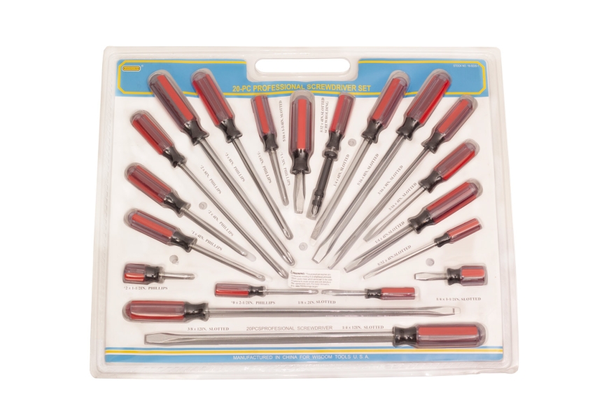 20-PC SCREWDRIVER SET