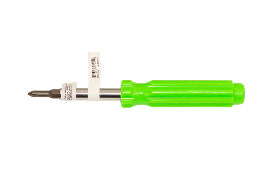 6 IN 1 SCREWDRIVER, NEON HANDLE