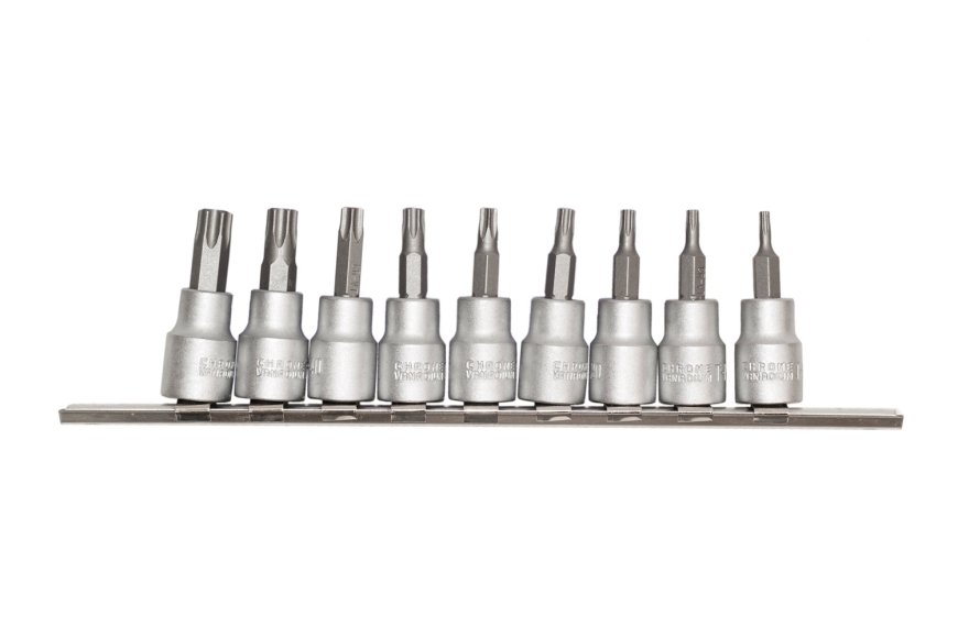 10-PC 3/8" DR. TORQUE BIT SET