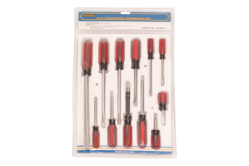 12-PC SCREWDRIVER SET