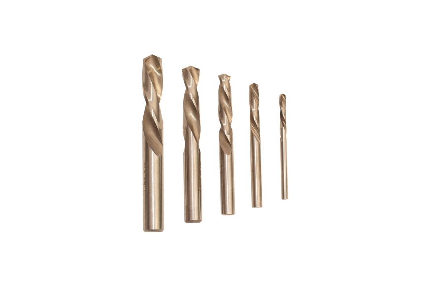 5-PC LEFT HAND HSS DRILL