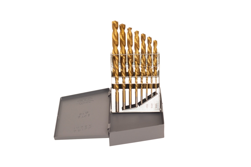 15-PC LEFT HAND DRILL BIT, TITANIUM