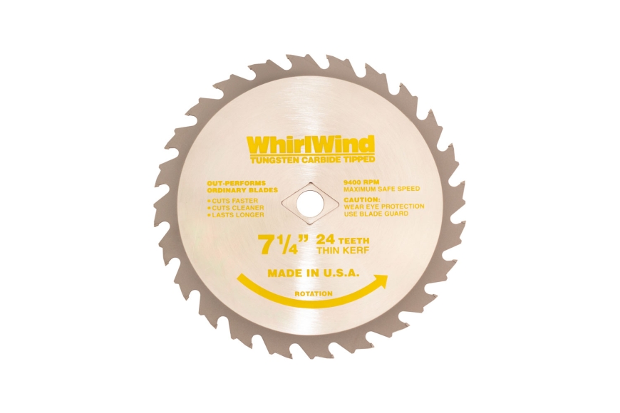 7 1/4" x 24T THIN KERF CIR SAW BLADE