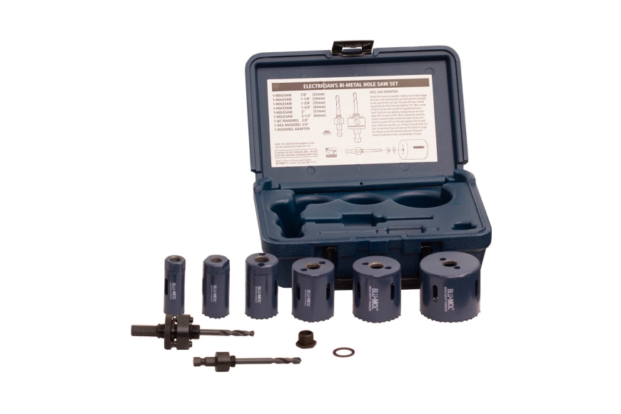 9PC BUL-MOL HOLE SAW, ELECTRICIAN'S