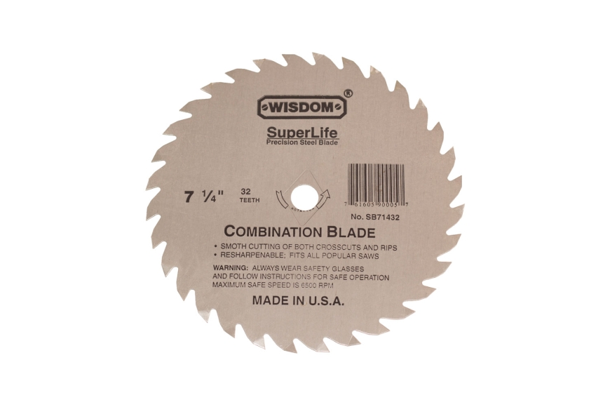 7 1/4" x 32T, COMB CIR. SAW BLADE