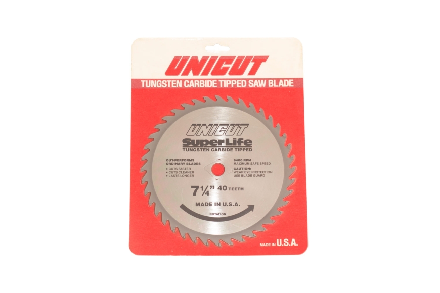 7 1/4" x 40T, CIR. SAW BLADE, USA