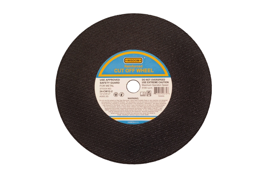 12" x 1/8" x 1" CUTOFF WHEEL, METAL