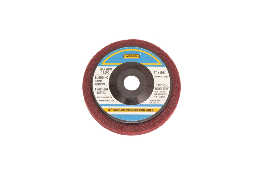 4" SURFACE PREP. WHEEL, A/O, GRADE #240