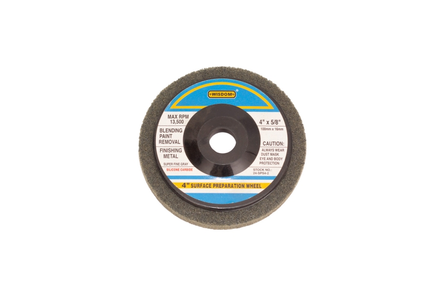 4" SURFACE PREP WHEEL, SILICON, GRADE #320