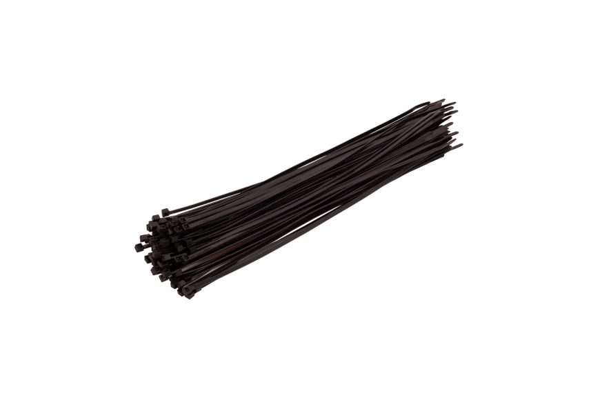 14" BLACK UV CABLE TIE, 500PC/BAG