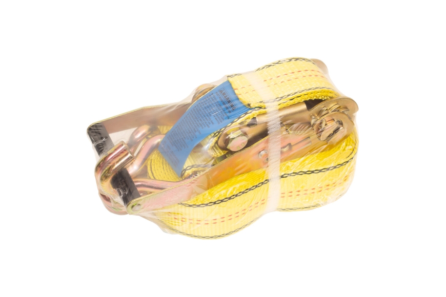 2" x 27' RATCHET TIE DOWN, J HOOK