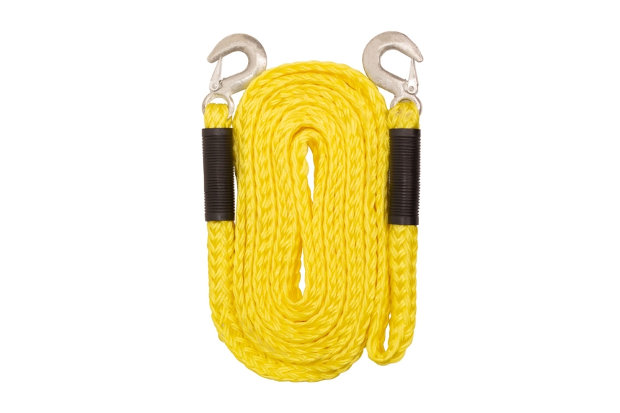 7/8" x 18' TOW ROPE W/SAFETY HOOKS
