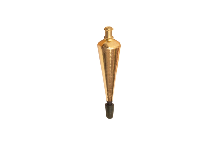 12-OZ PLUMB BOB, BRASS