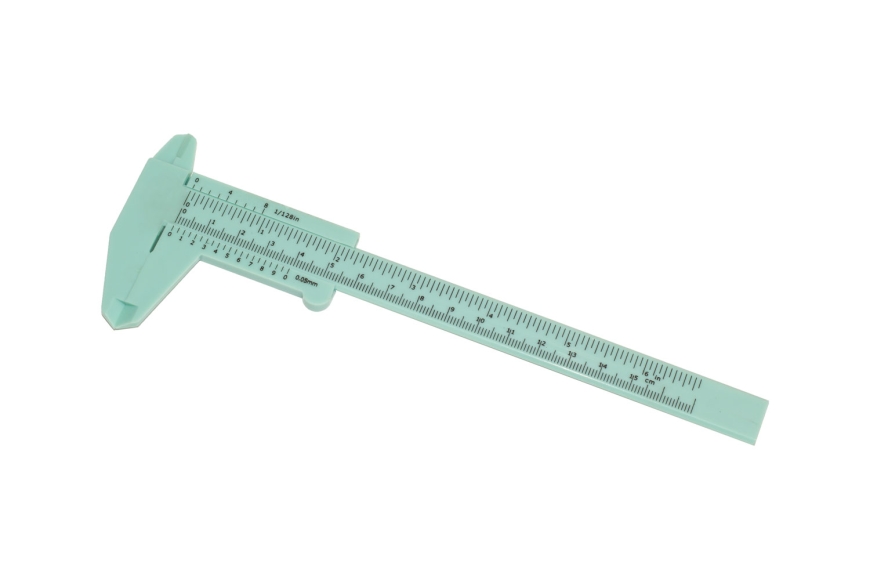 6" VERNIER CALIPER, PLASTIC
