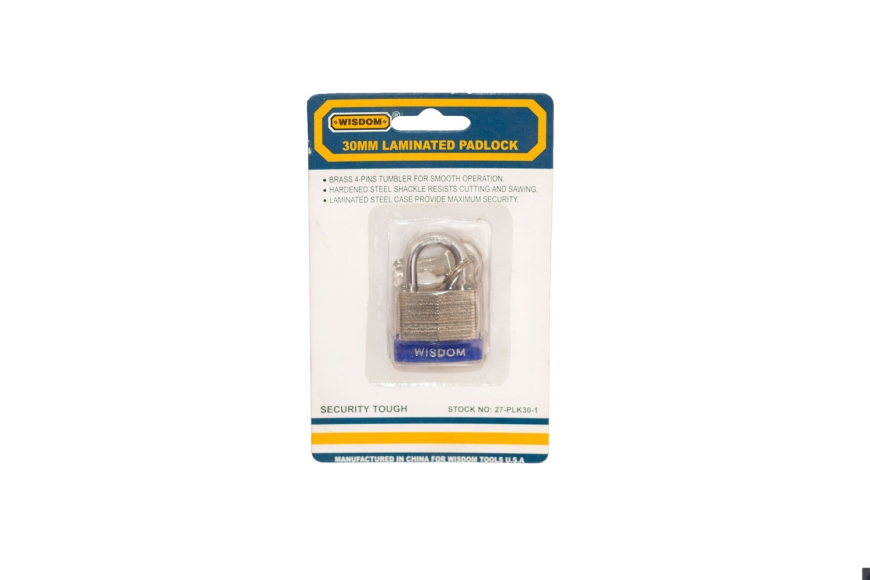 1 1/8" (30MM) LAMINATED PADLOCK