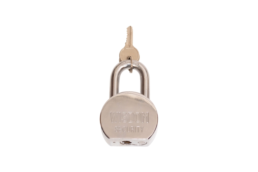 2 1/2" x 1 1/16" SOLID STEEL PADLOCK, SHORT SHANK