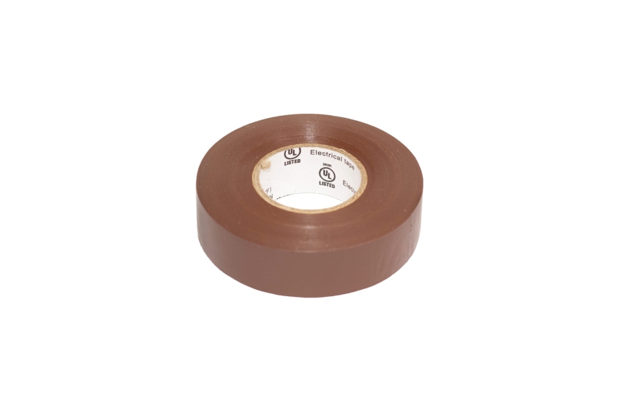 3/4" x 60' UL ELECTRICAL TAPE, BROWN
