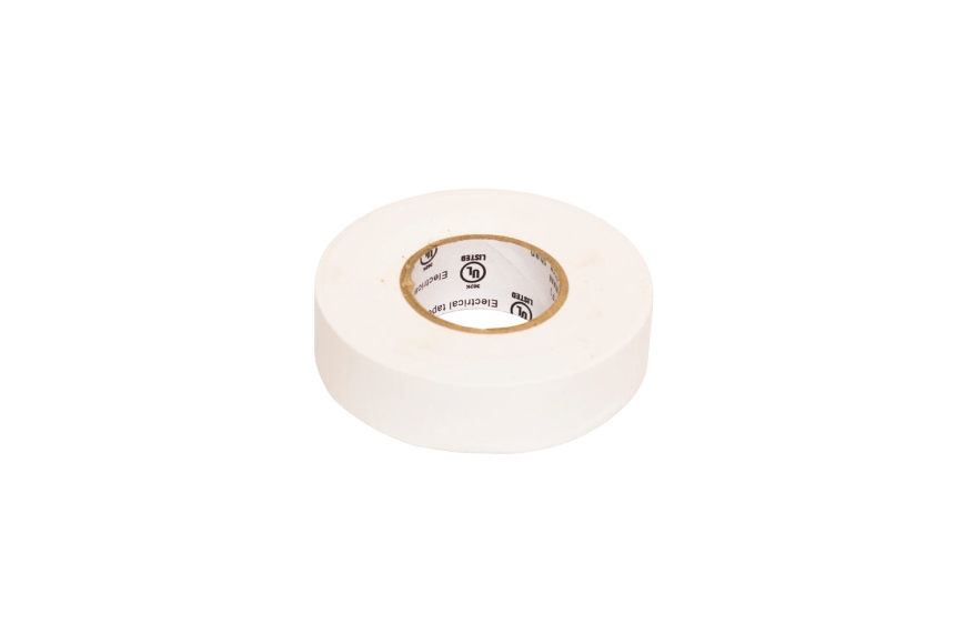 3/4" x 60' UL ELECTRICAL TAPE, WHITE