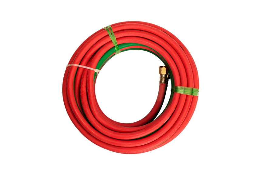 1/4" X 25' WELDING HOSEWITH BRASS COUBLER