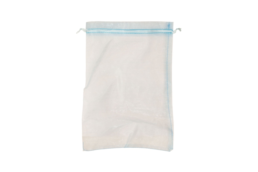 8" x 12" FRUIT NETTING BAG 10-PC, LIGHT BLUE