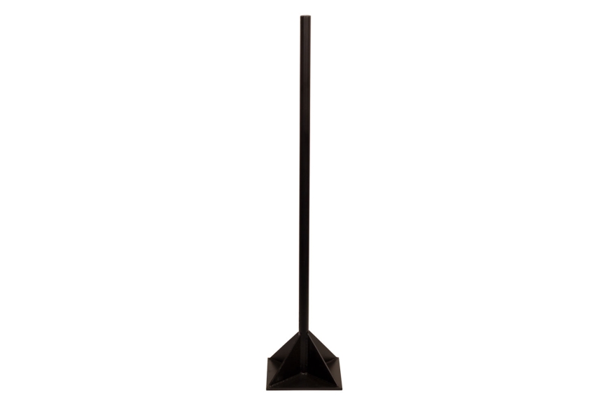 10" x 10" STEEL TAMPER HEAD WITH 48" STEEL HANDLE